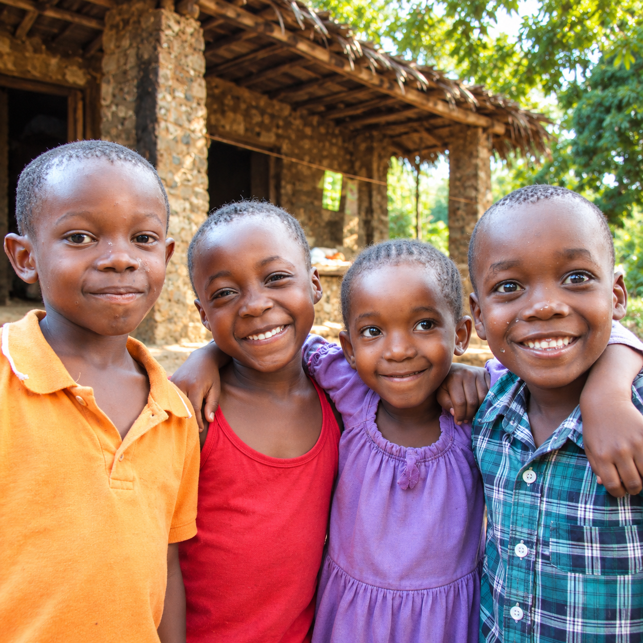 Kinder in Tiwi